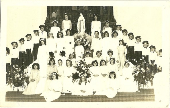 Coral São Virgilio - coroação Nossa Sra de Maio -  1976