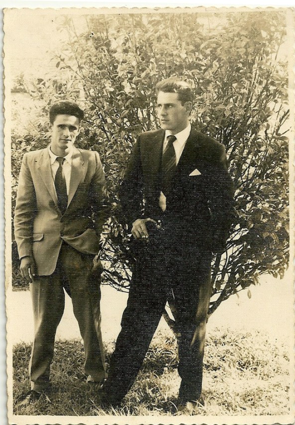 Ercilio Darós Celinho e Dionisio Cadori - Piazza Del Comune - 1958