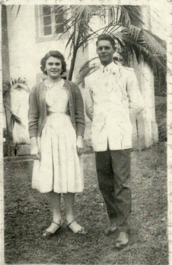 Festa São Luiz - 1955 - Junho - Gentil Cecato e Nida Darós