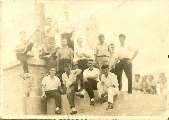 Inauguração Calvário, março de 1959 - vinda do Bispo para primeira missa