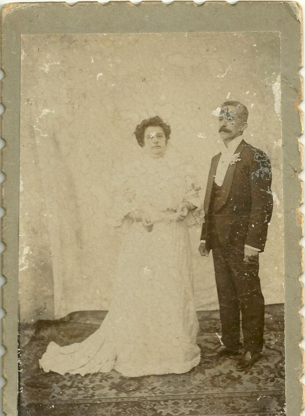 Bodas de Prata - 1908 - Hipólito Boiteux e sua esposa Alzira