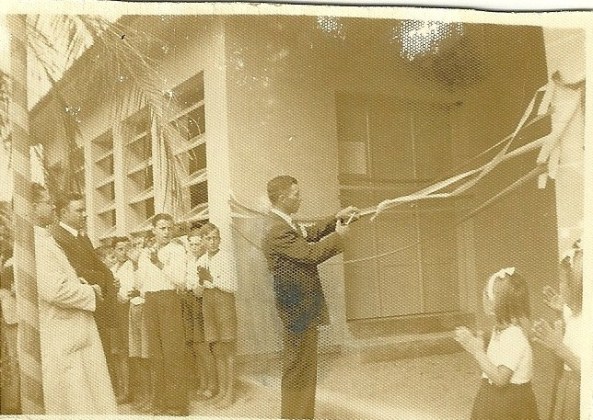Valentim Borgonovo - Inauguraçao Escola