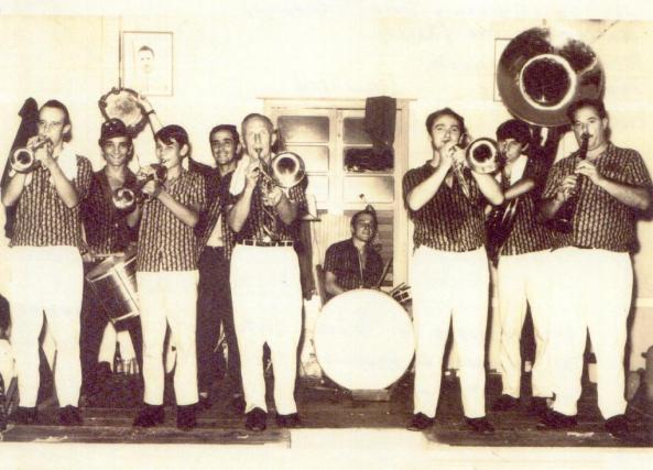 década de 1970 - músicos da banda padre Sabattini