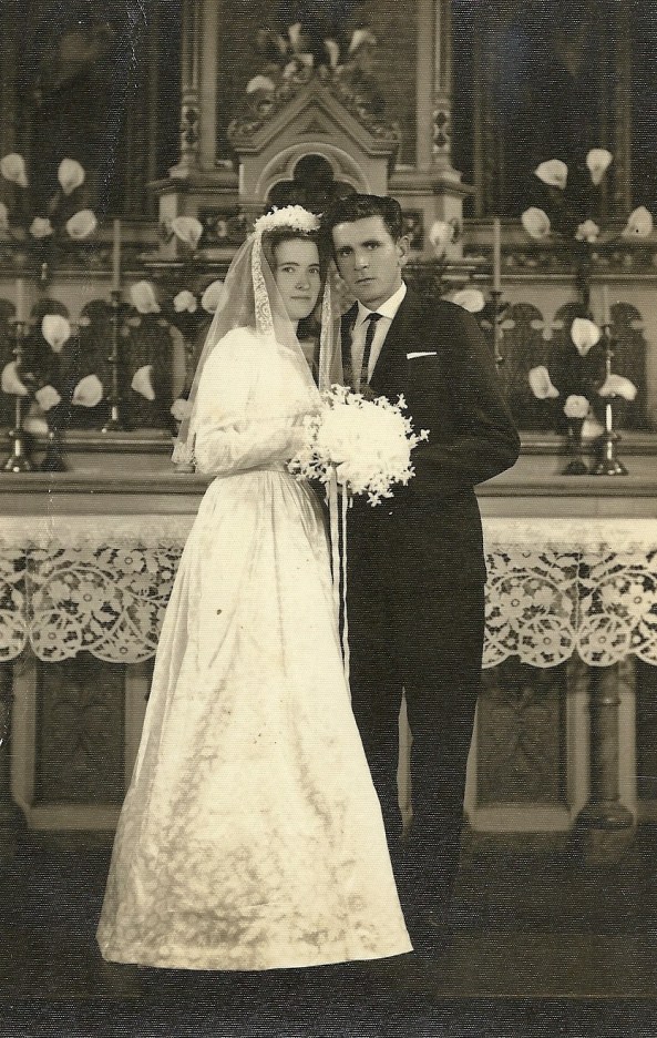 casamento de Júlia e Gelásio Daros - década de 60